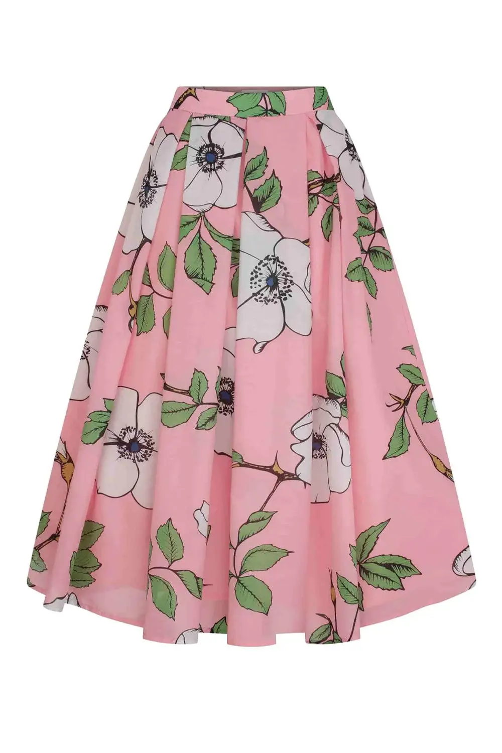 Roman Sakura Floral Midi Skirt - 2 / Original. 1