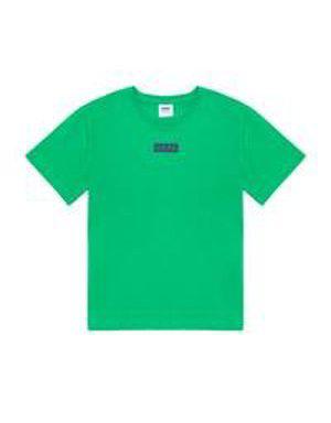 Erkek Çocuk Yeşil Bisiklet Yaka T-Shirt