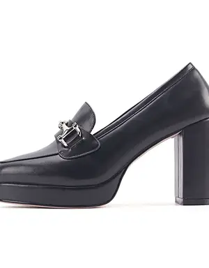 TANTE 3PR Siyah Kadın Topuklu Ayakkabı