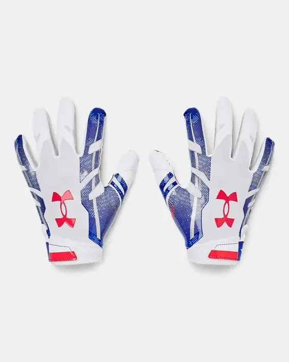 Under Armour Youth UA F8 Football Gloves. 1