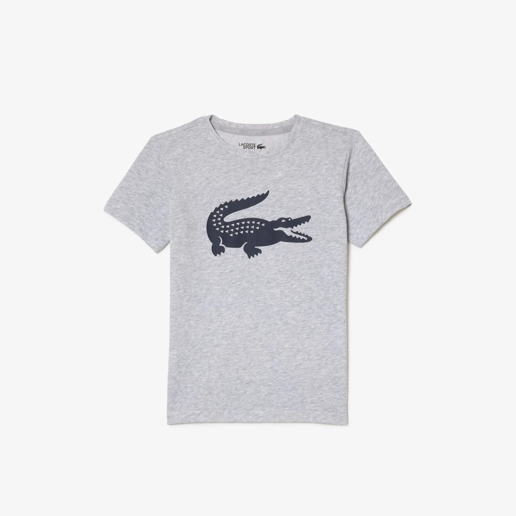 Lacoste T-shirt da bambino Tennis Lacoste SPORT in jersey tecnico con coccodrillo oversize. 2