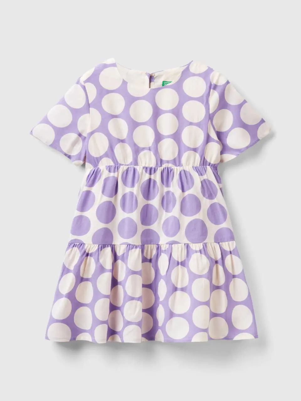 Benetton flowy polka dot dress. 1