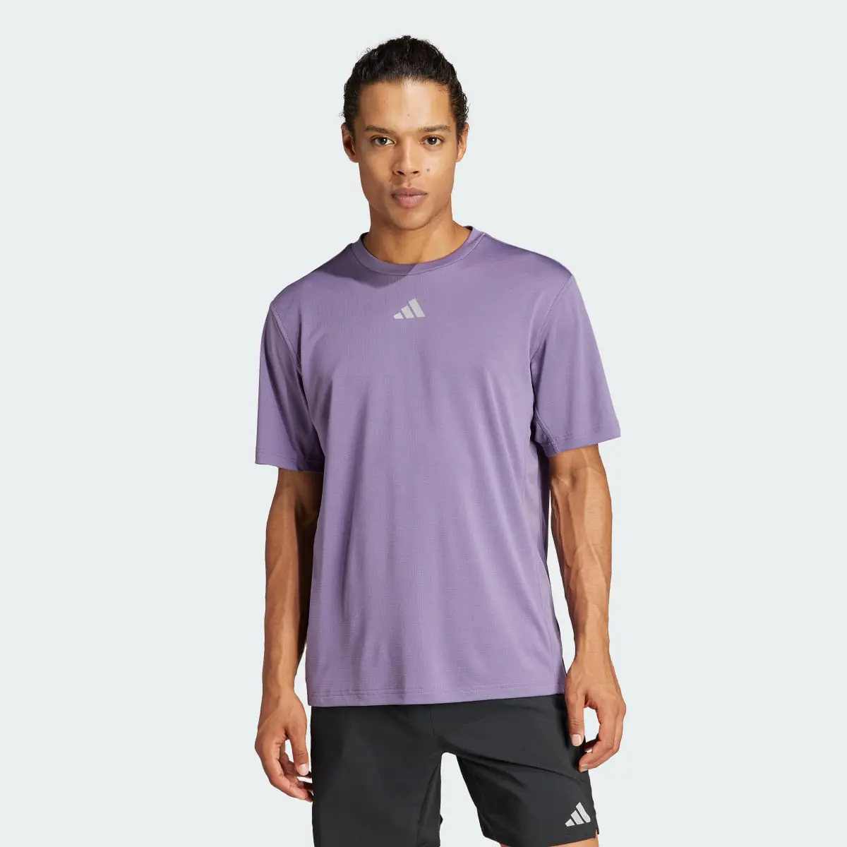 Adidas Playera HIIT Workout 3 Franjas. 2