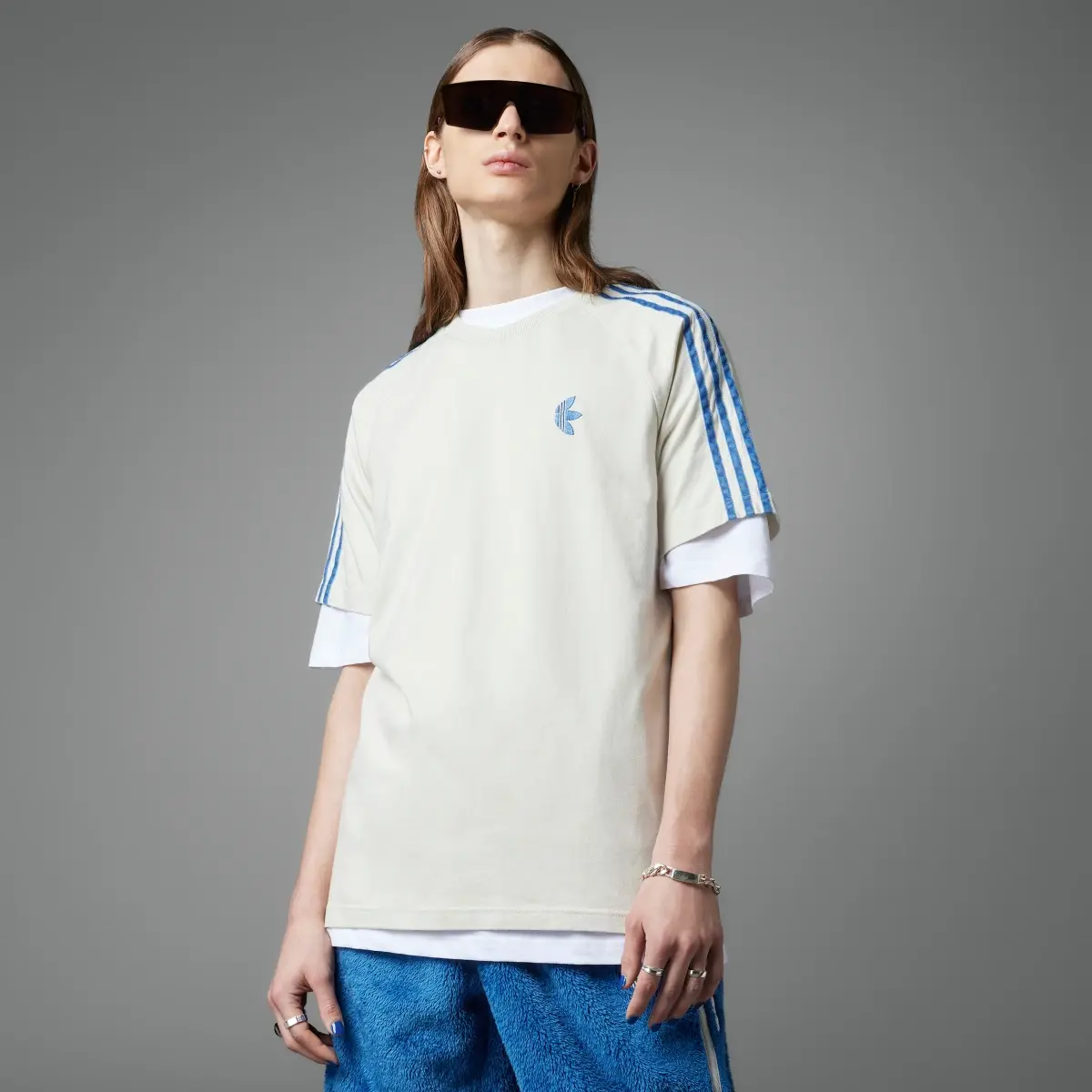 Adidas T-shirt com Pelo Indigo Herz. 1