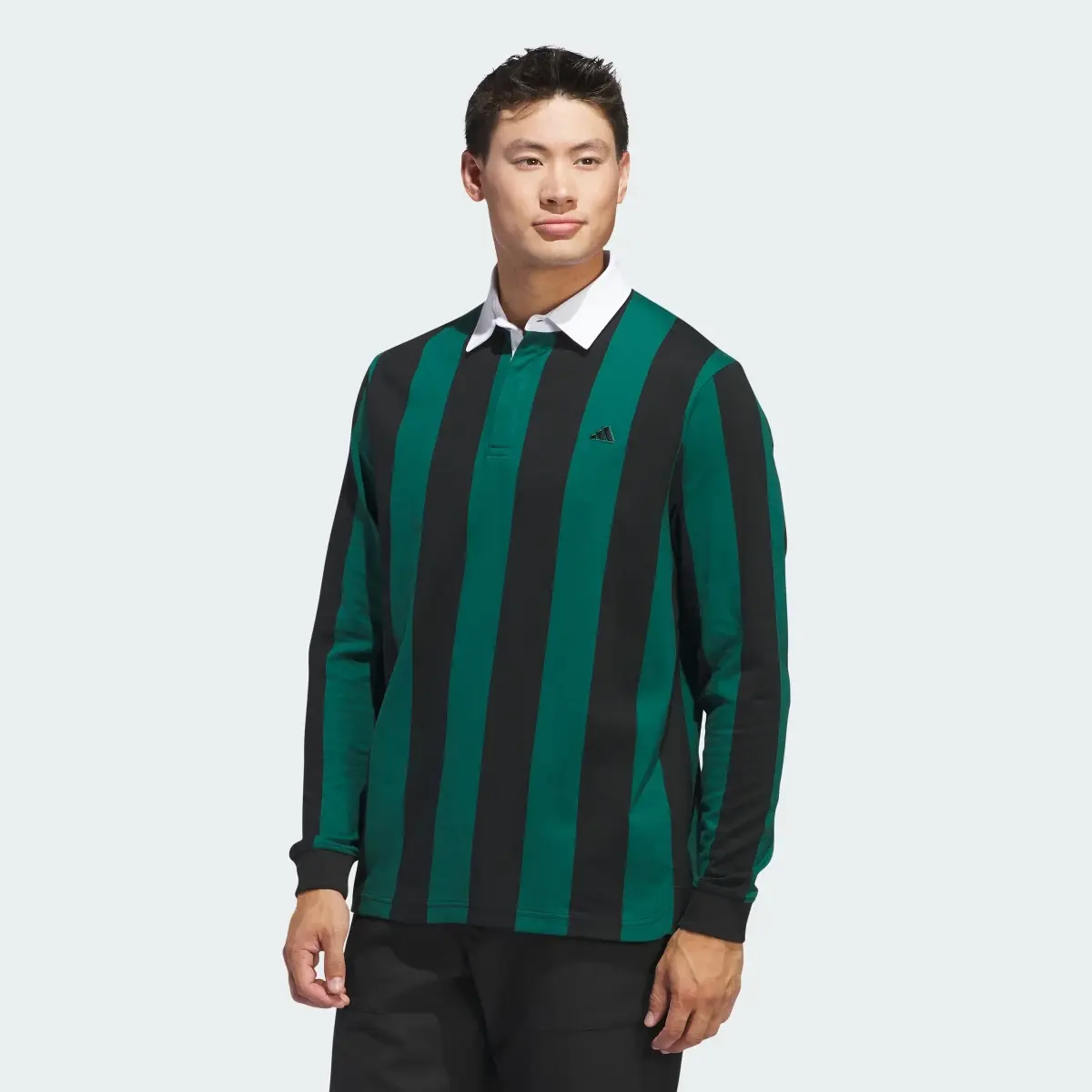 Adidas Go-To Long Sleeve Rugby Polo Shirt. 2