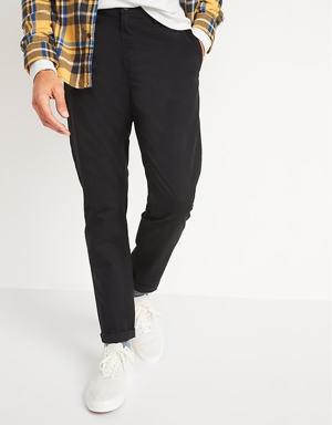 Athletic Taper Lived-In Khaki Non-Stretch Pants black