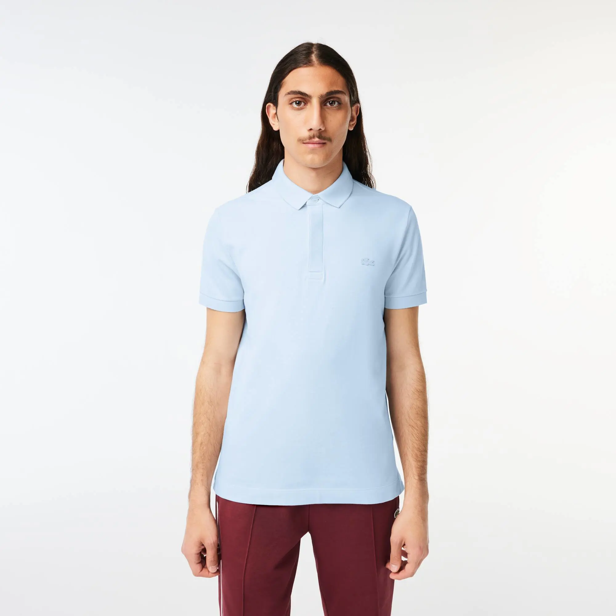 Lacoste Men's Stretch Cotton Smart Paris Polo. 1