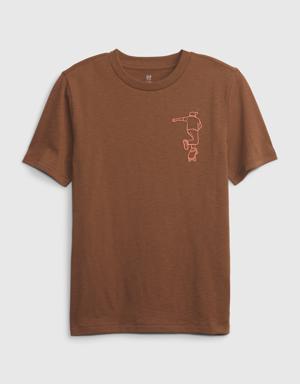 Kids Graphic T-Shirt brown