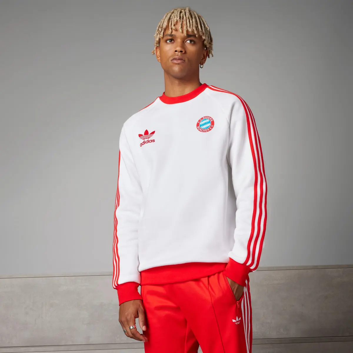 Adidas Sudadera cuello redondo FC Bayern Originals. 1