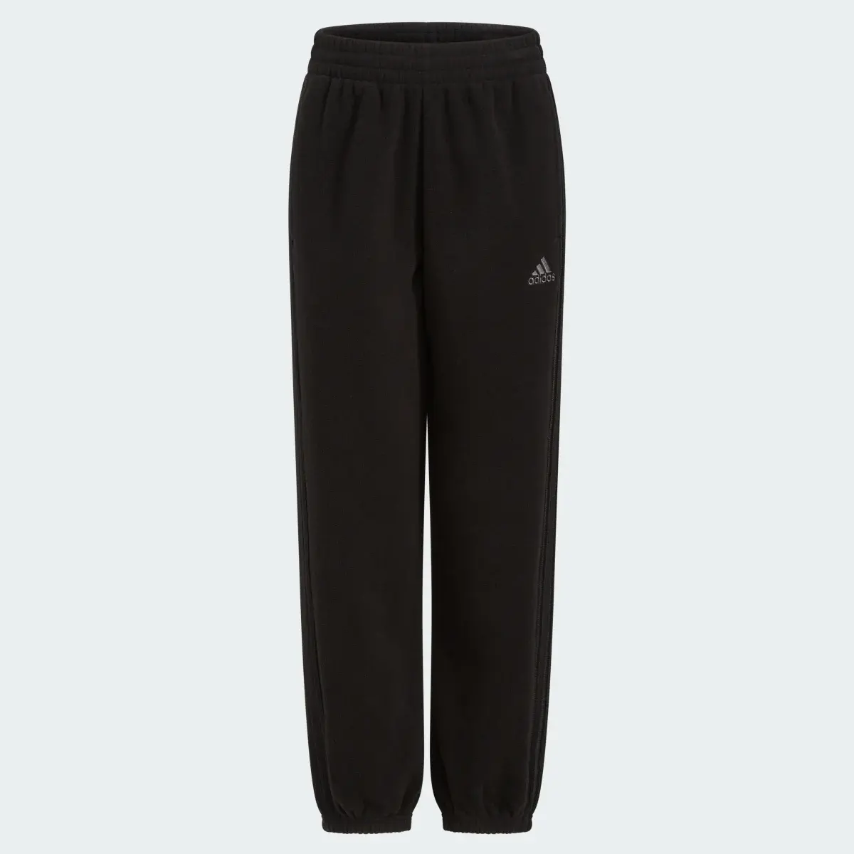 Adidas Elastic Waist 3-Stripe Cozy Joggers. 3