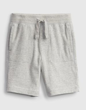 Toddler Organic Cotton Mix and Match Pull-On Shorts gray
