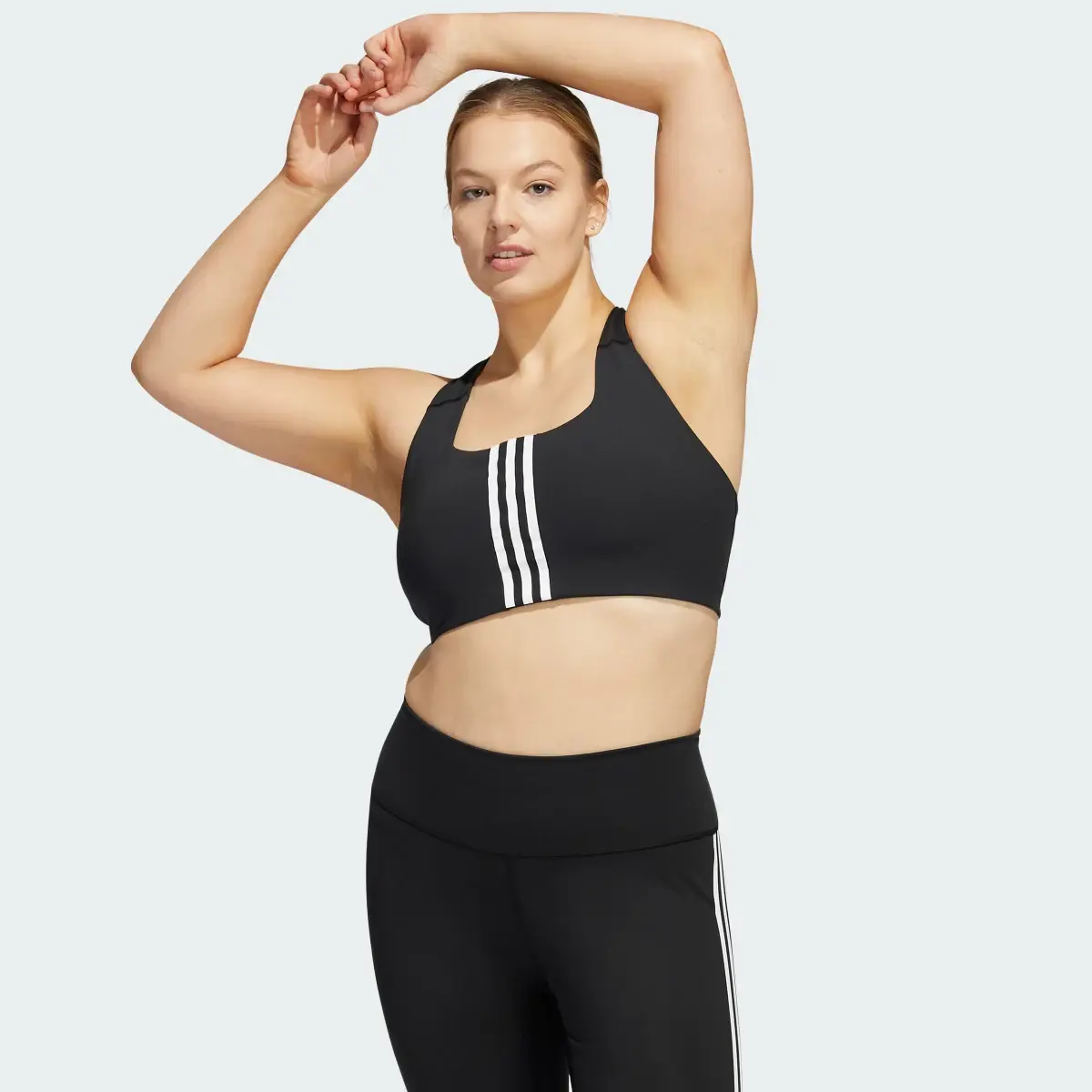 Adidas Powerimpact Training Medium-Support Bra (Plus Size). 2