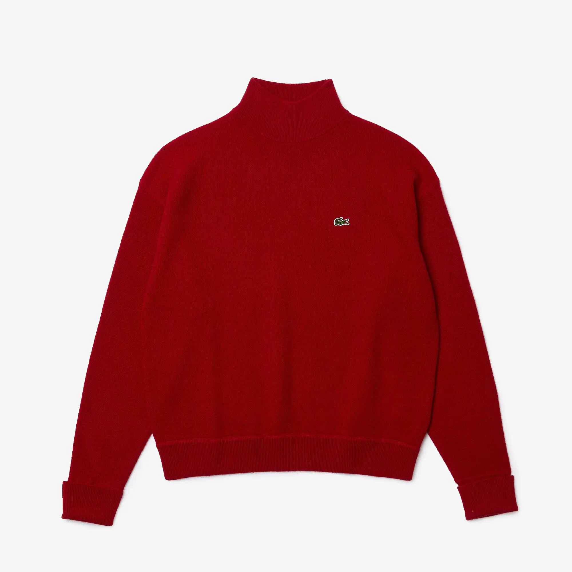 Lacoste Jersey de mujer Lacoste en lana con cuello alto. 2