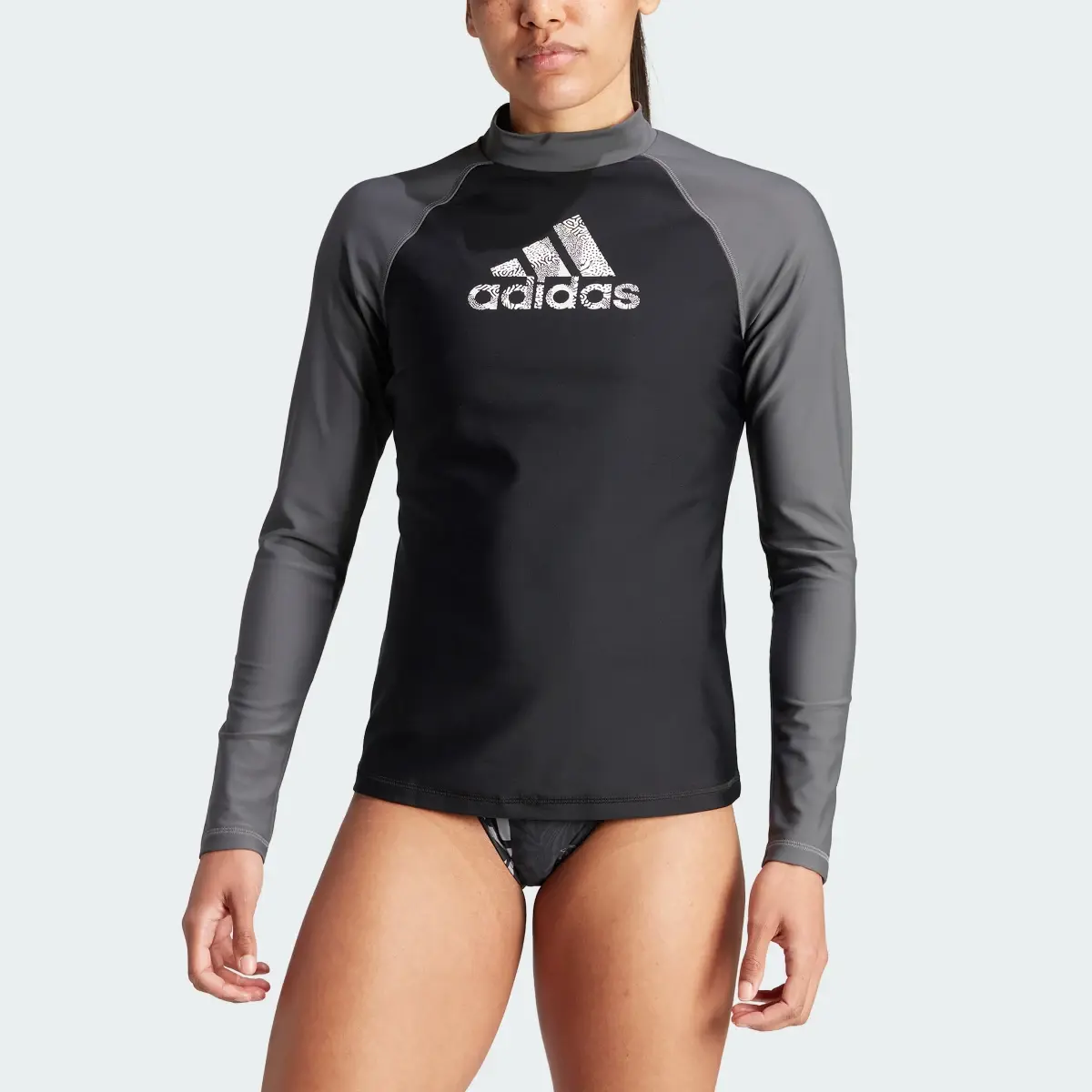 Adidas Long Sleeve Rash Guard. 1