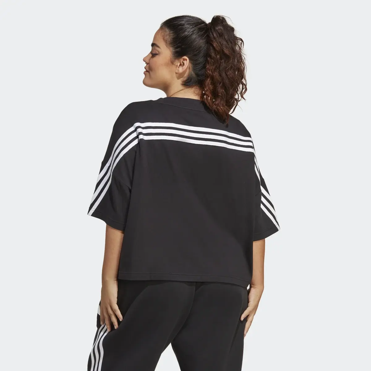 Adidas Future Icons 3-Stripes Tee (Plus Size). 3