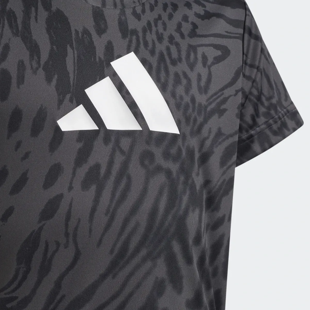 Adidas AEROREADY Sport Icons Animal Print T-Shirt. 3