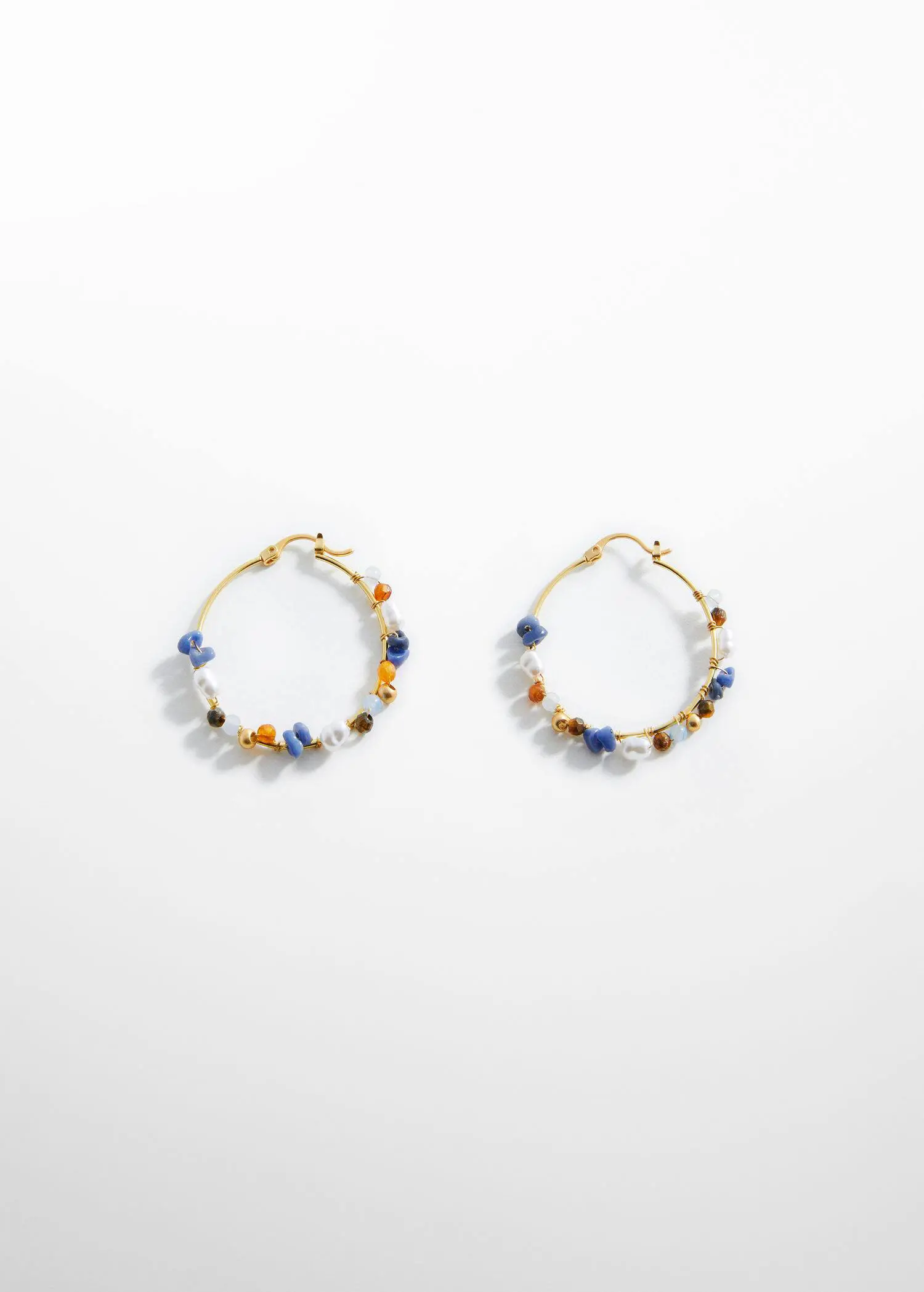 Mango Combination bead earrings. 2