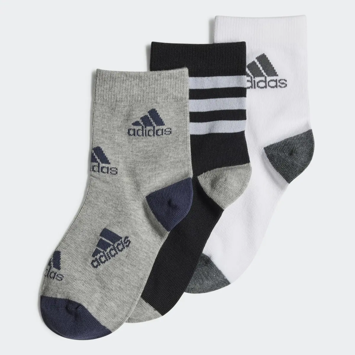 Adidas Socquettes graphiques (3 paires). 2