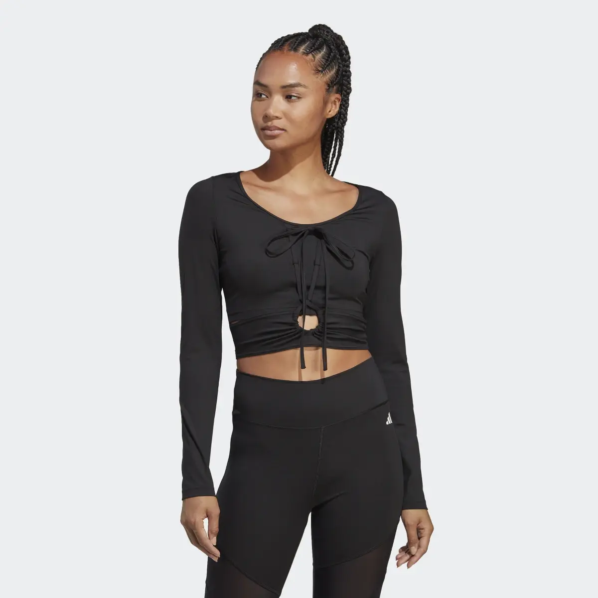 Adidas Training Dance Long Sleeve Long-Sleeve Top. 2