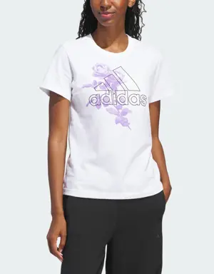 Adidas Outline Rose Graphic Tee