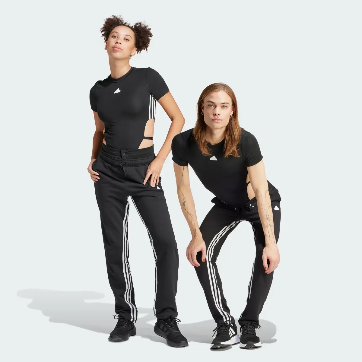 Adidas Pantaloni Dance All-Gender Versatile French Terry. 1