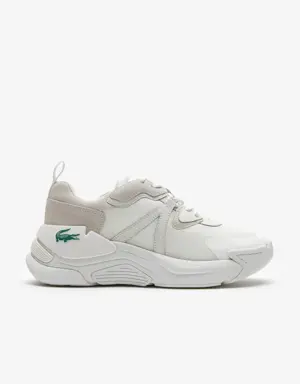 Women's Lacoste LW2 Xtra Leather Tonal Trainers