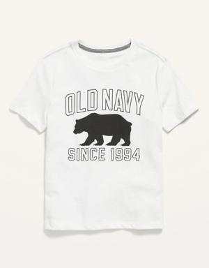 Short-Sleeve Logo-Graphic T-Shirt for Boys white