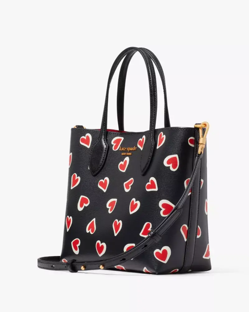 Kate Spade Bleecker Stencil Hearts Medium Crossbody Tote. 3