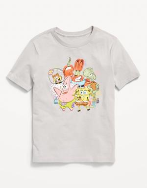 SpongeBob SquarePants™ Gender-Neutral T-Shirt for Kids gray