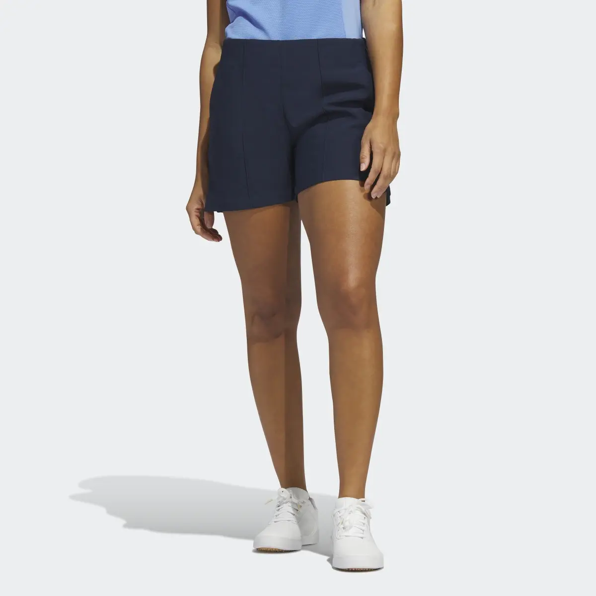 Adidas Pintuck 5-Inch Pull-On Golf Shorts. 1