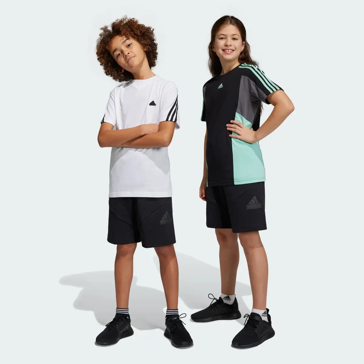 Adidas Future Icons Logo 8-Inch Shorts. 1