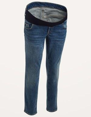 Maternity Front Low-Panel O.G. Straight Jeans blue