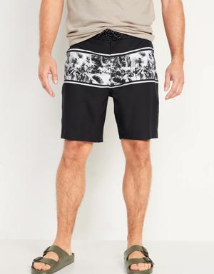 Color-Blocked Built-In Flex Board Shorts for Men -- 8-inch inseam multi