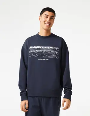 Lacoste Sweatshirt de corte largo com marca Lacoste para homem