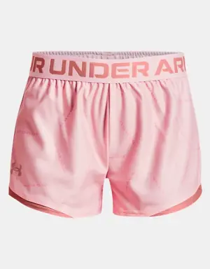 Girls' UA Play Up 2.0 Printed Shorts