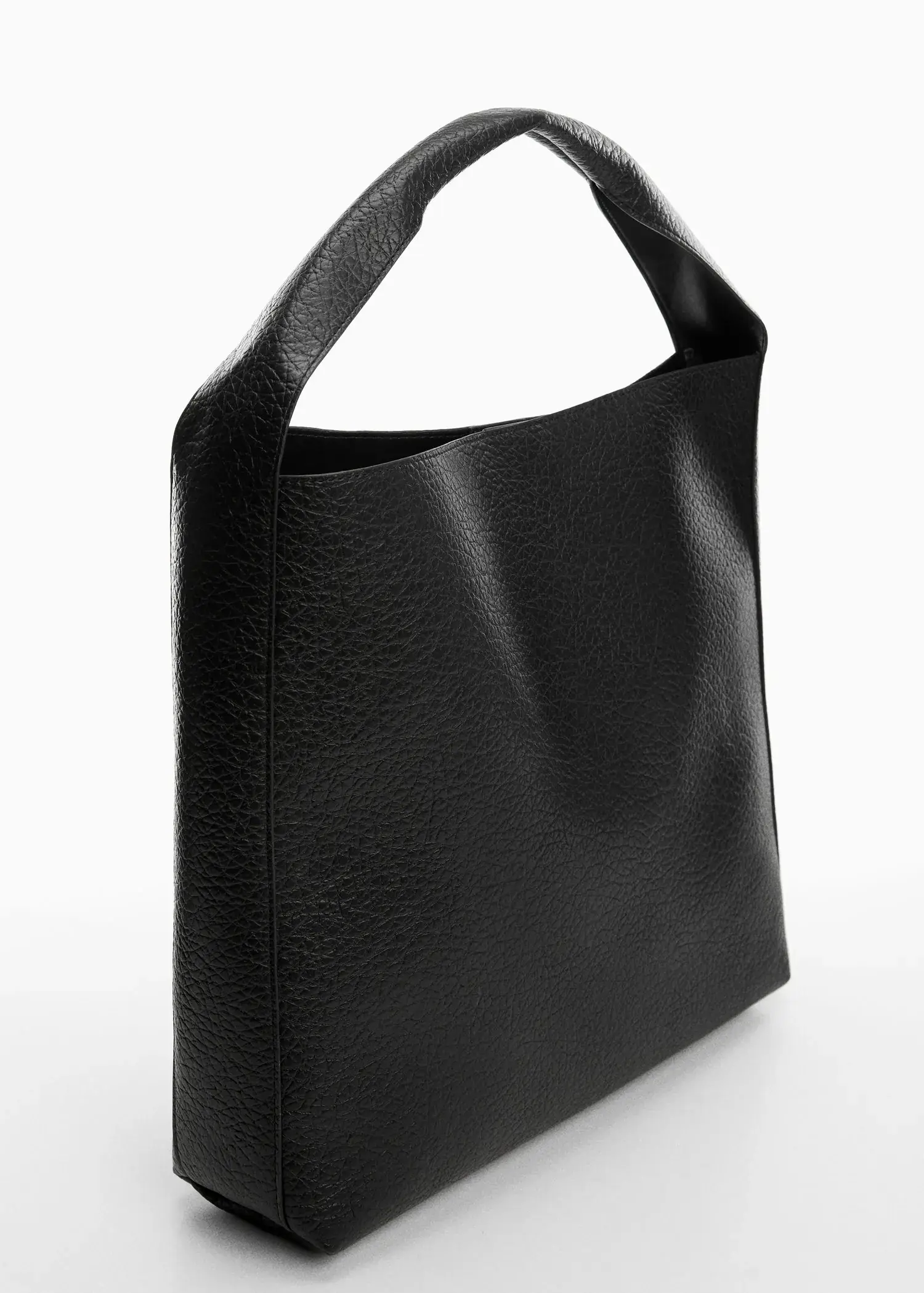 Mango Shopper Bag mit Leder-Effekt. 2