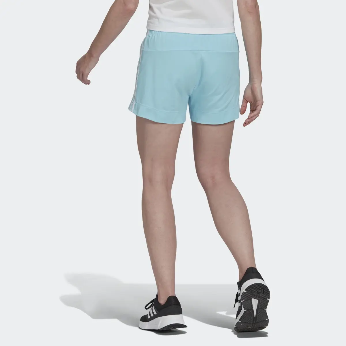 Adidas Essentials Slim 3-Stripes Shorts. 2