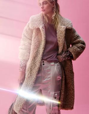 Katrina Belted Faux Fur Coat