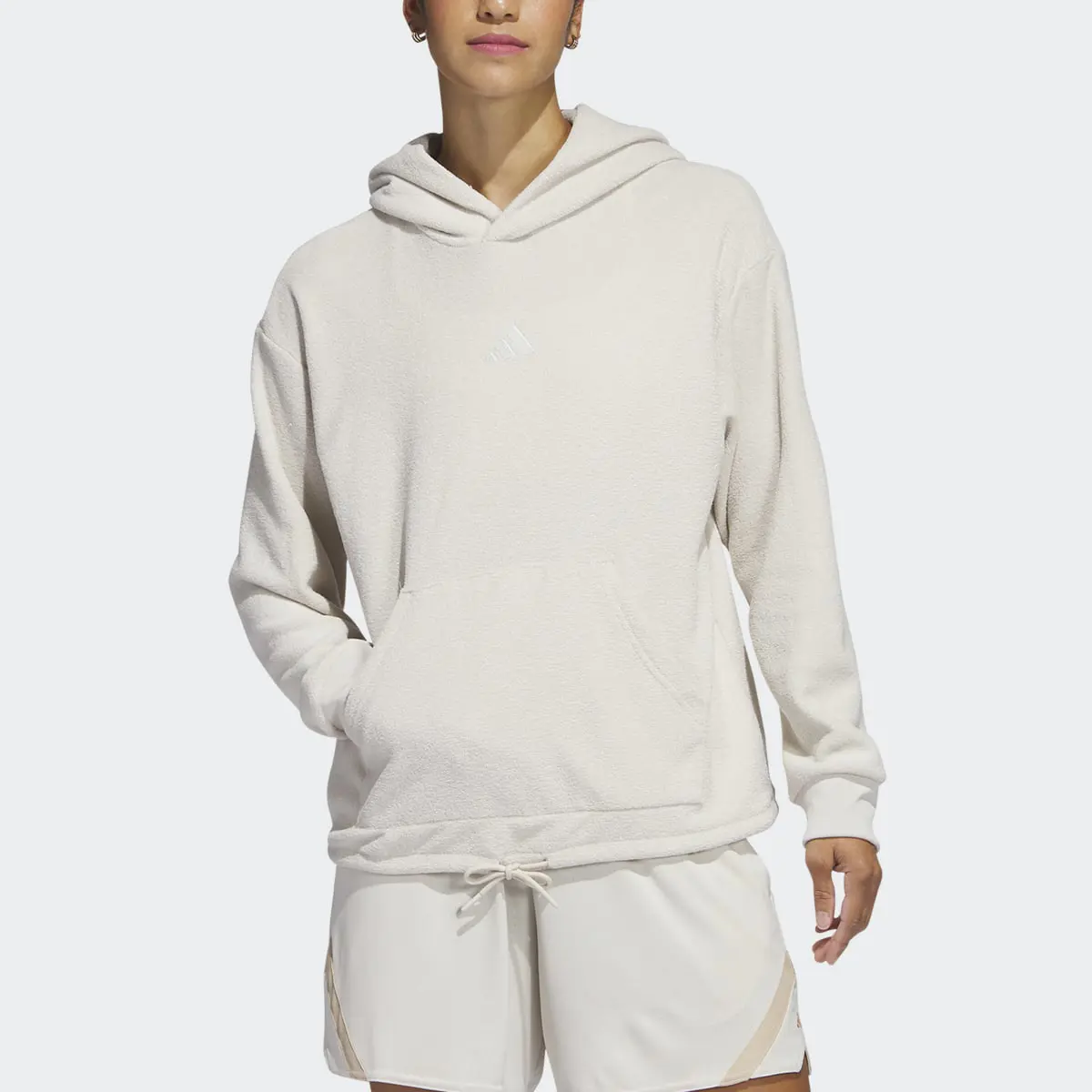 Adidas Select Crop Hoodie. 1