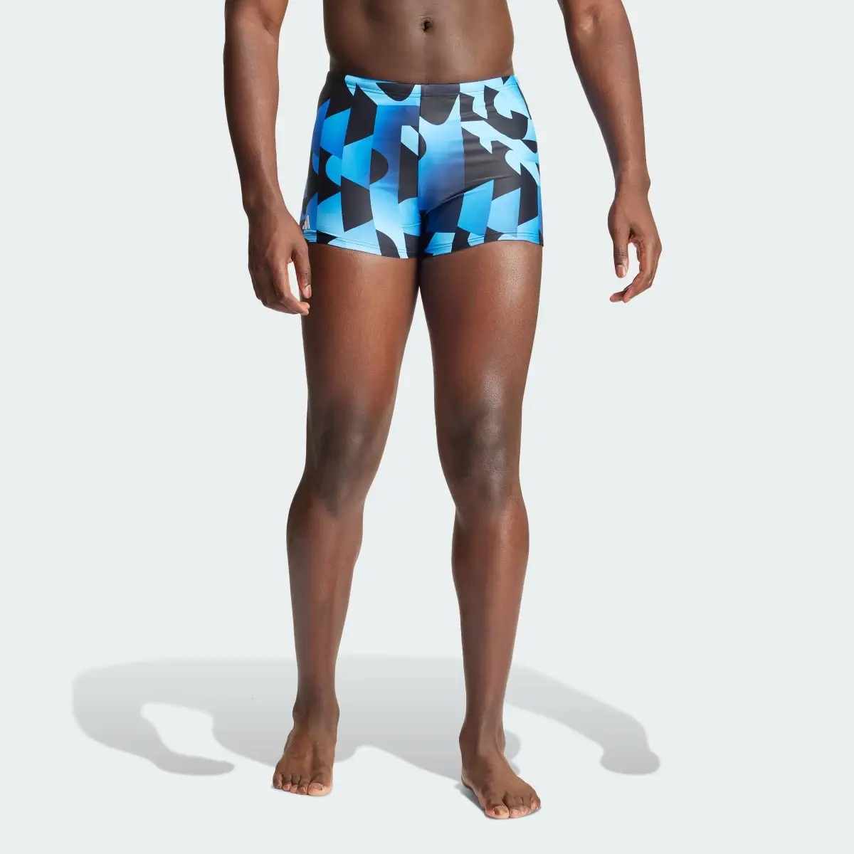 Adidas Allover Print Swim Boxers. 1