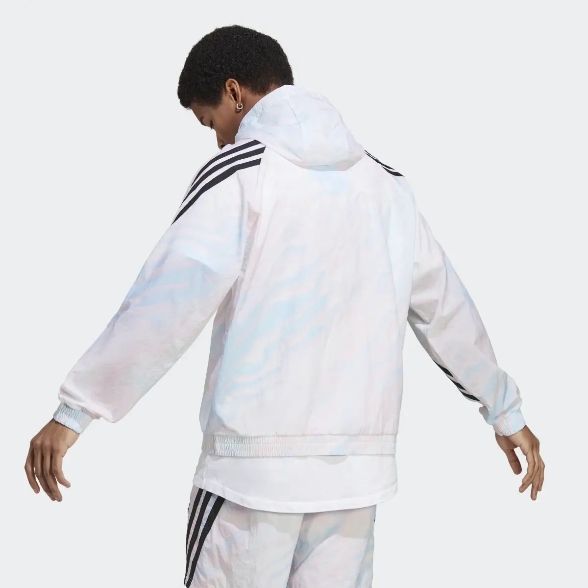 Adidas Future Icons Allover Print Hoodie. 3