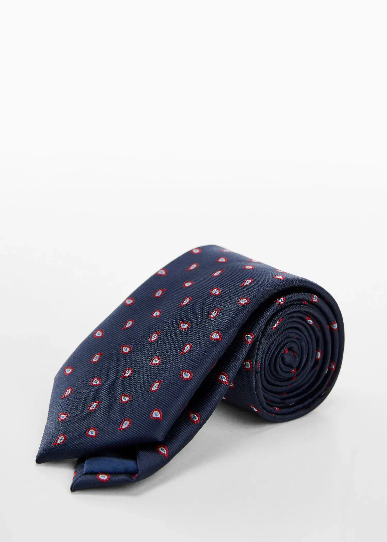 Mango Stain-resistant printed tie. 1