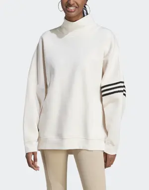 Adidas Adicolor Neuclassics Oversized High Neck Sweatshirt