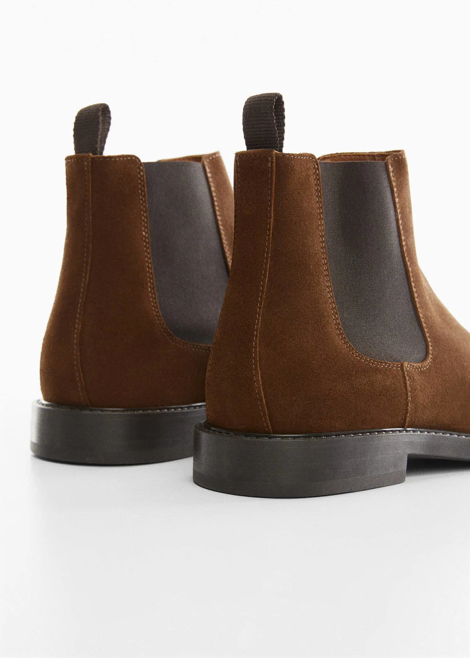 Mango Suede Chelsea ankle boots. 3