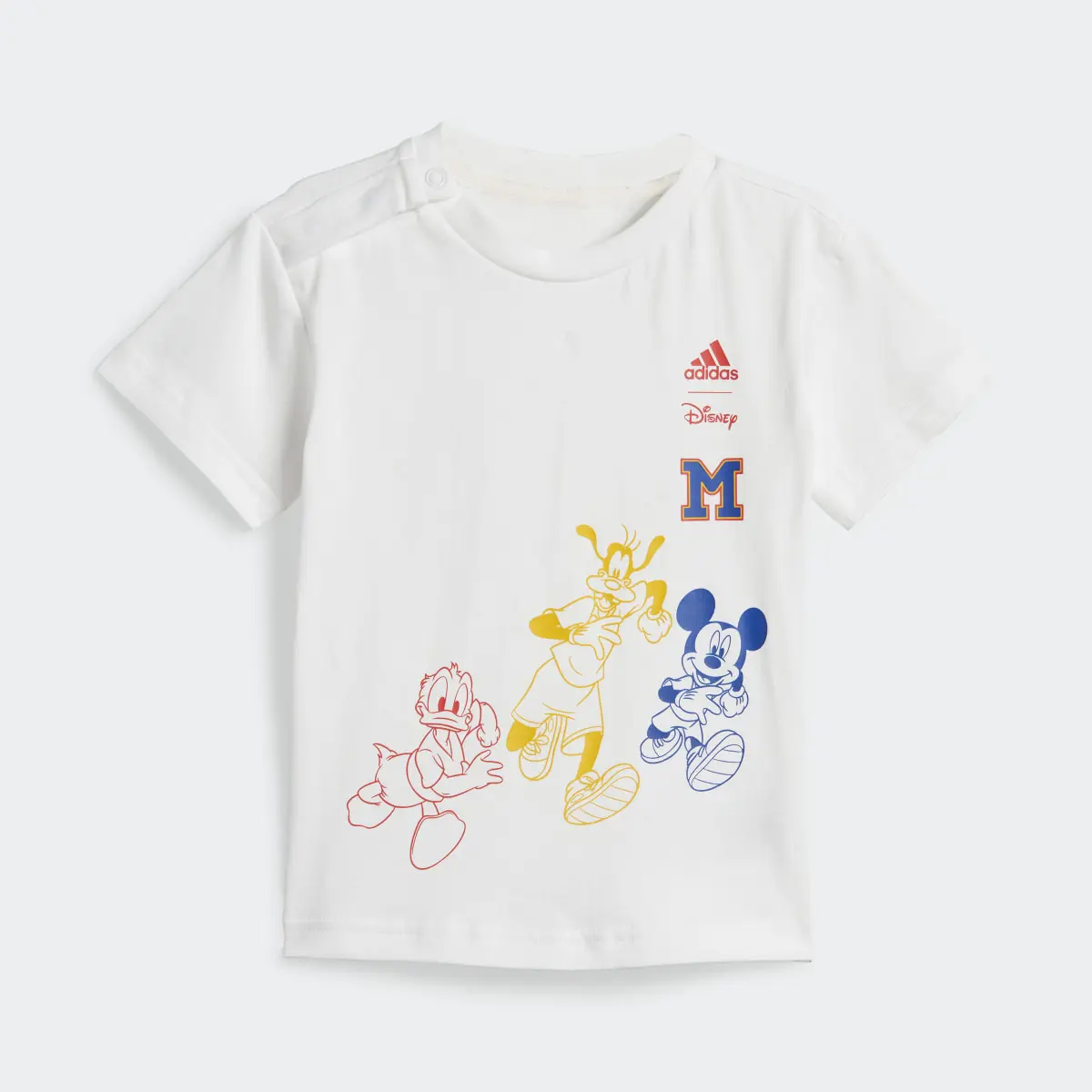 Adidas x Disney Micky Maus T-Shirt und Shorts Set. 3