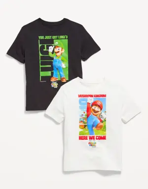 Super Mario™ Gender-Neutral T-Shirt 2-Pack for Kids multi