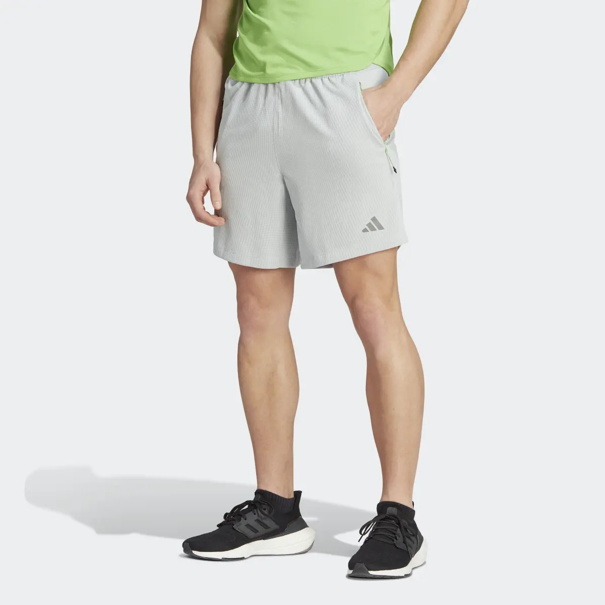 Adidas HIIT Training Shorts. 1