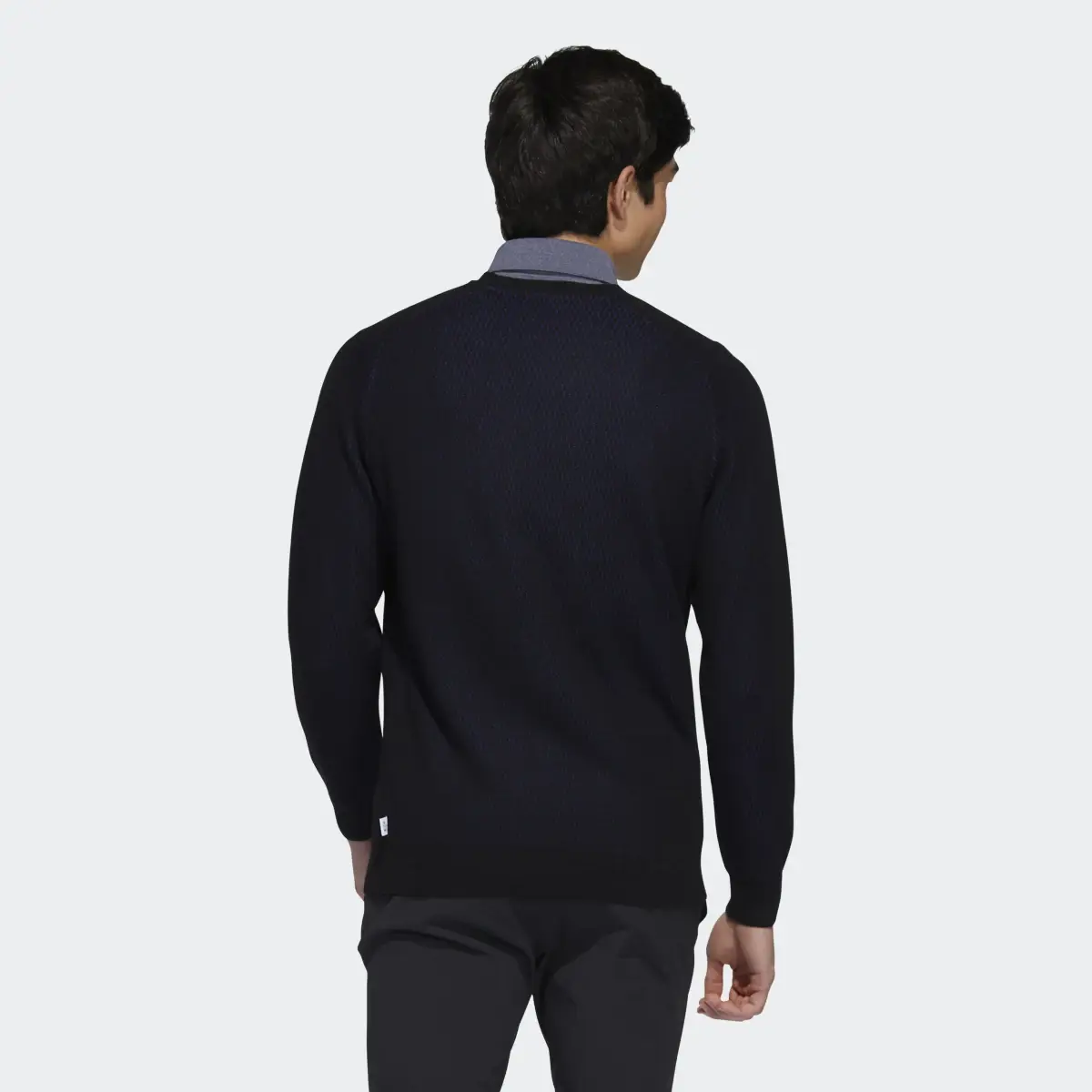 Adidas Ultimate365 Tour Flat-Knit Crew Golf Sweatshirt. 3