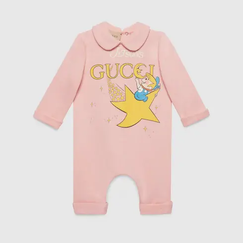 Gucci Baby printed cotton one-piece. 1