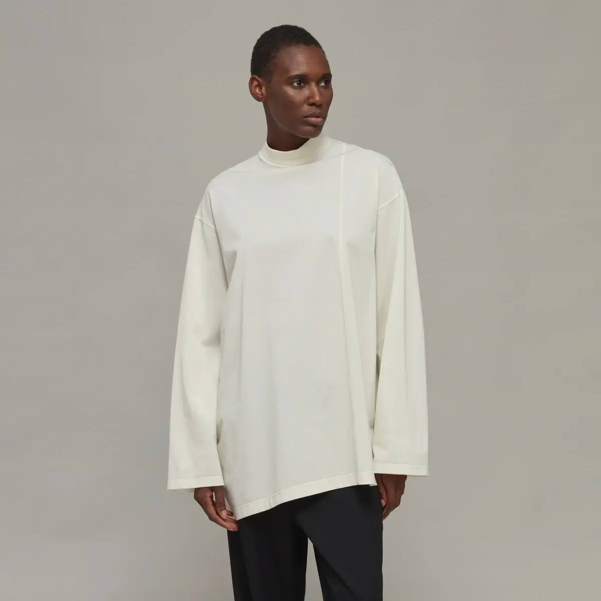 Adidas Y-3 Premium Loose Long Sleeve Tee. 1